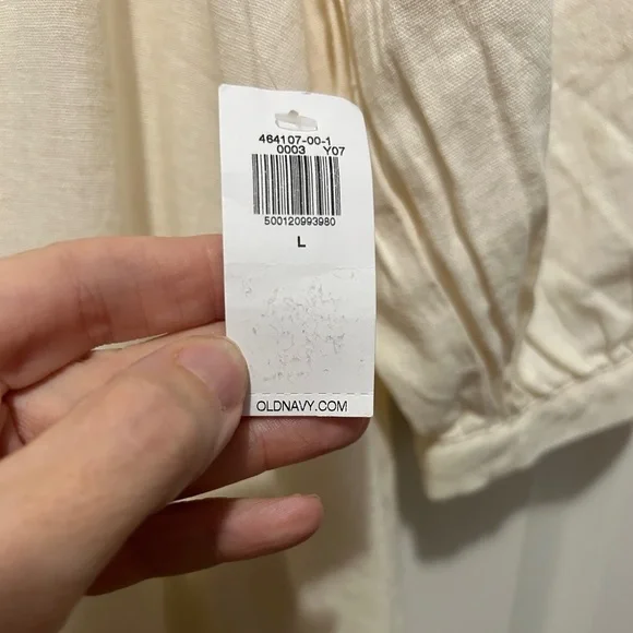 Split-Neck Linen-Blend Midi Dress - Picture 3 of 5